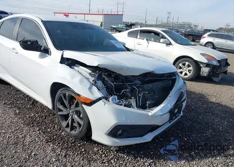 2019 Honda Civic Sport from USA, damaged, VIN 19XFC2F82KE033571